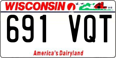 WI license plate 691VQT