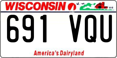WI license plate 691VQU