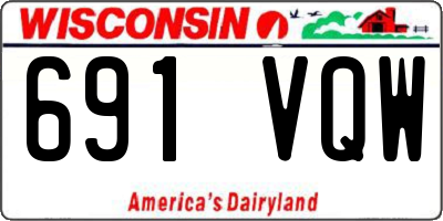 WI license plate 691VQW