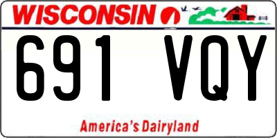 WI license plate 691VQY