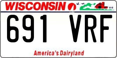 WI license plate 691VRF