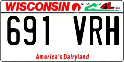 WI license plate 691VRH