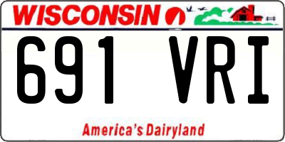 WI license plate 691VRI