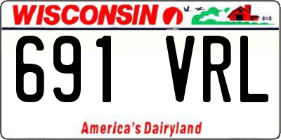 WI license plate 691VRL