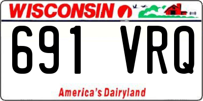 WI license plate 691VRQ