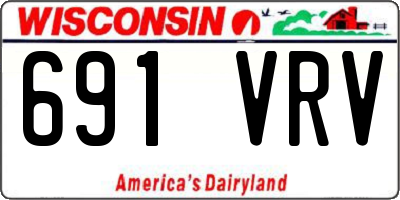 WI license plate 691VRV