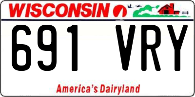 WI license plate 691VRY