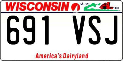 WI license plate 691VSJ