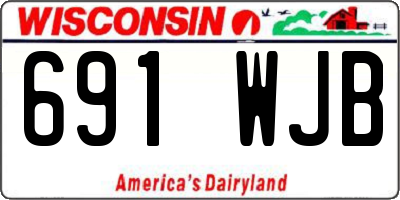 WI license plate 691WJB