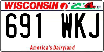 WI license plate 691WKJ
