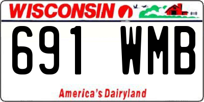 WI license plate 691WMB