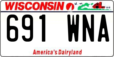 WI license plate 691WNA