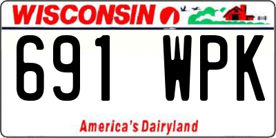 WI license plate 691WPK