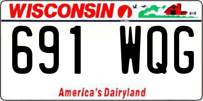 WI license plate 691WQG