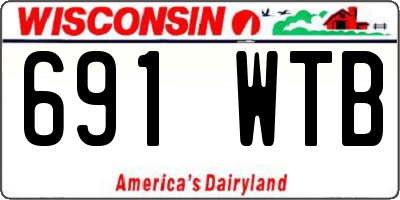 WI license plate 691WTB