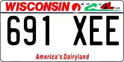 WI license plate 691XEE