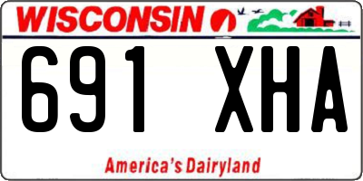 WI license plate 691XHA