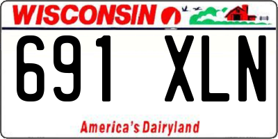 WI license plate 691XLN