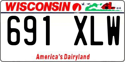 WI license plate 691XLW