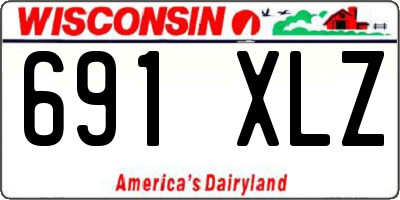 WI license plate 691XLZ