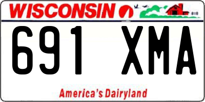 WI license plate 691XMA