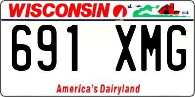 WI license plate 691XMG