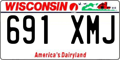 WI license plate 691XMJ