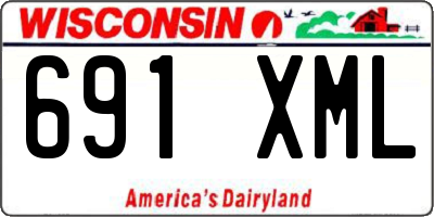 WI license plate 691XML