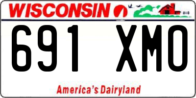 WI license plate 691XMO