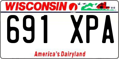 WI license plate 691XPA