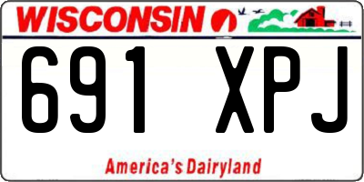 WI license plate 691XPJ