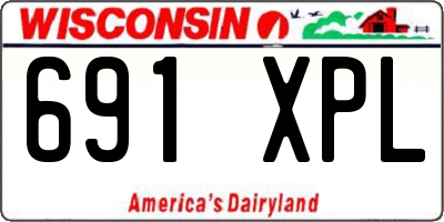 WI license plate 691XPL