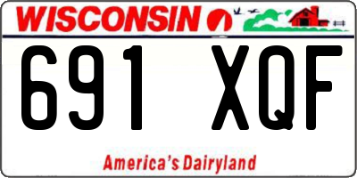 WI license plate 691XQF