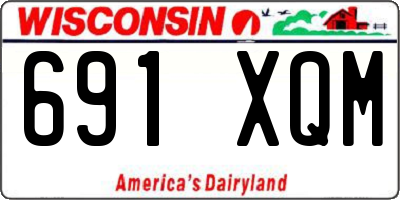 WI license plate 691XQM