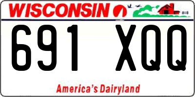WI license plate 691XQQ