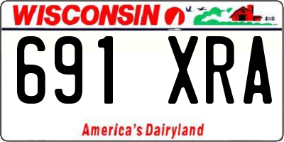 WI license plate 691XRA