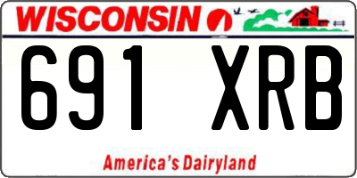 WI license plate 691XRB