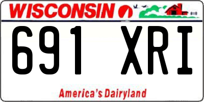 WI license plate 691XRI