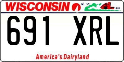 WI license plate 691XRL