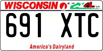 WI license plate 691XTC