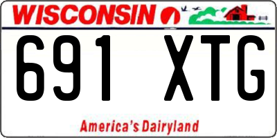 WI license plate 691XTG