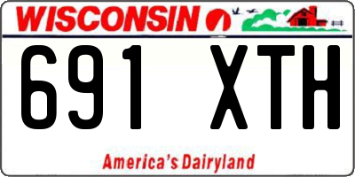 WI license plate 691XTH