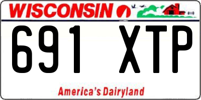 WI license plate 691XTP