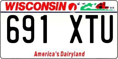 WI license plate 691XTU