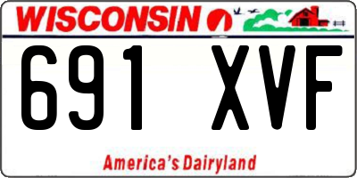WI license plate 691XVF