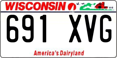 WI license plate 691XVG