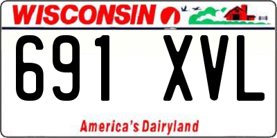 WI license plate 691XVL