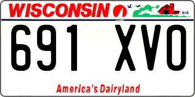 WI license plate 691XVO