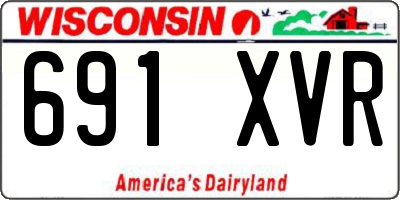 WI license plate 691XVR