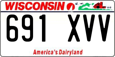 WI license plate 691XVV